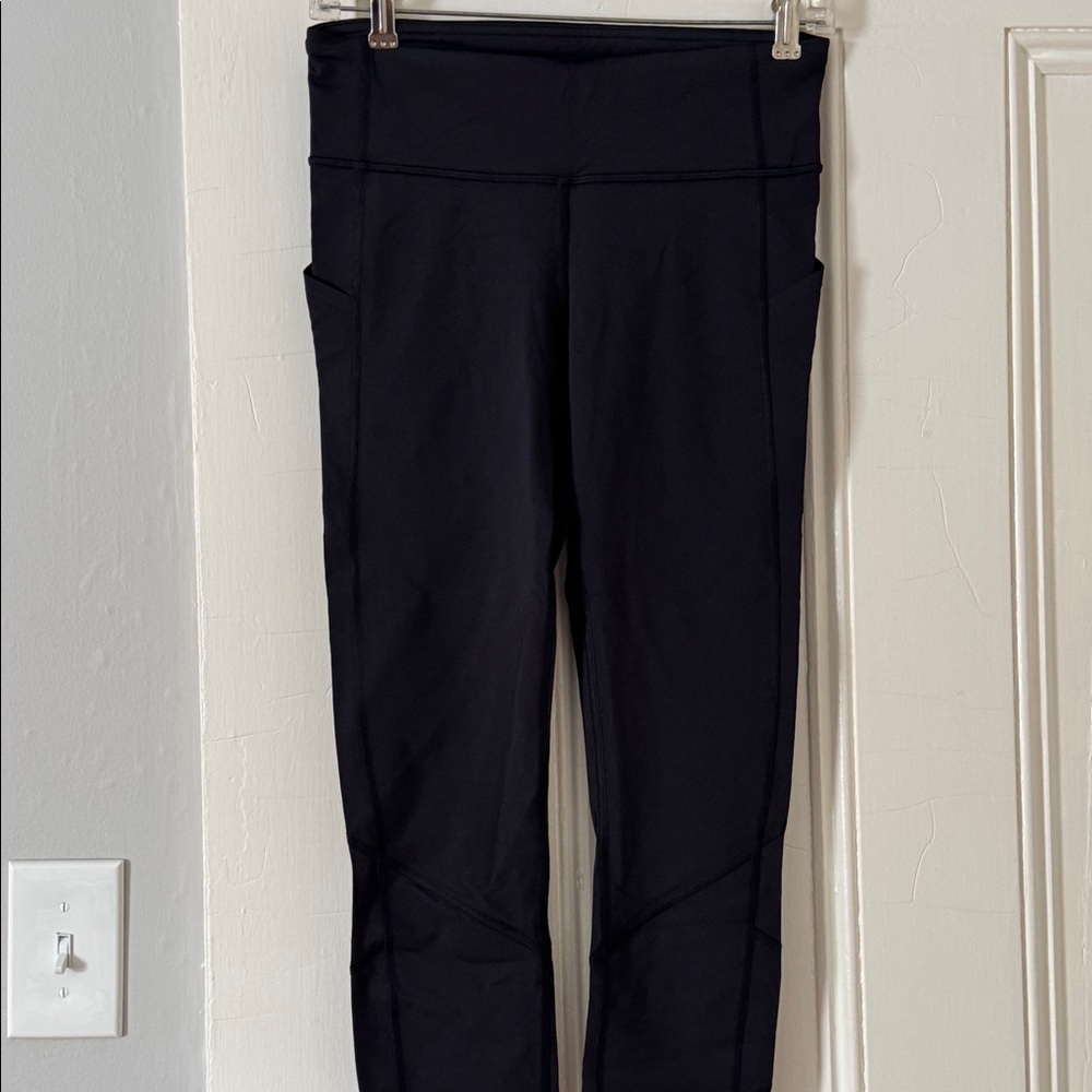 Lululemon Black Mesh Capri
